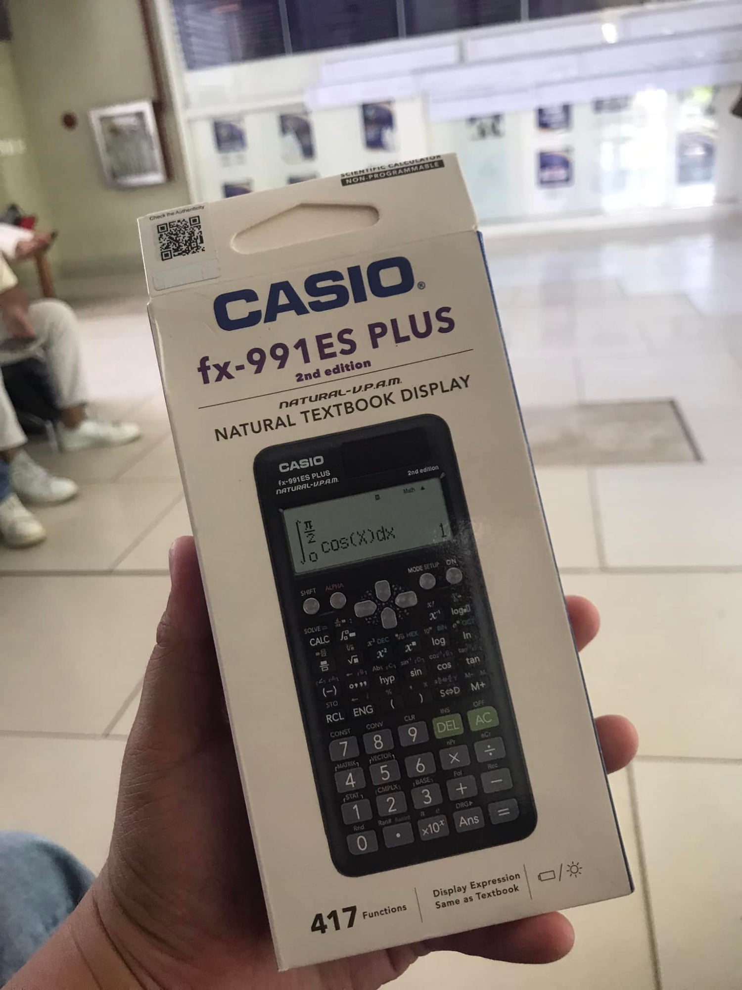 Picture of Scientific Update Version FX-991ES PLUS Second Edition Calculator/Non-programable/Non-graphing Calculator - Black
