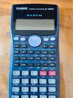 Picture of Scientific  Calculator Fx -100MS for Students - Black