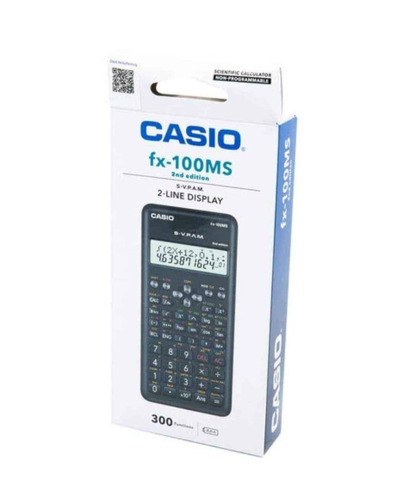 Picture of Scientific Update Version FX-100MS PLUS Second Edition Calculator - Black