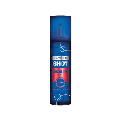 Picture of International  product Layer'r Shot Absolute series power Fragrant body spray 135 Ml
