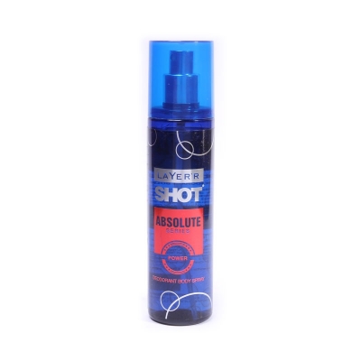 Picture of International  product Layer'r Shot Absolute series power Fragrant body spray 135 Ml