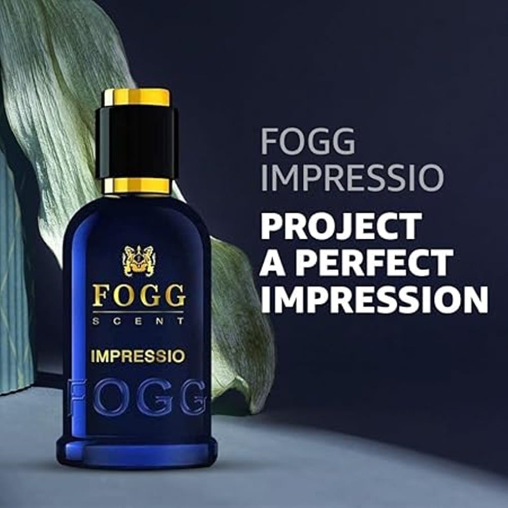 Picture of FOGG Impressio Perfume for Men – Long Lasting Scent  - Strong Woody Amber Fragrance -100ml