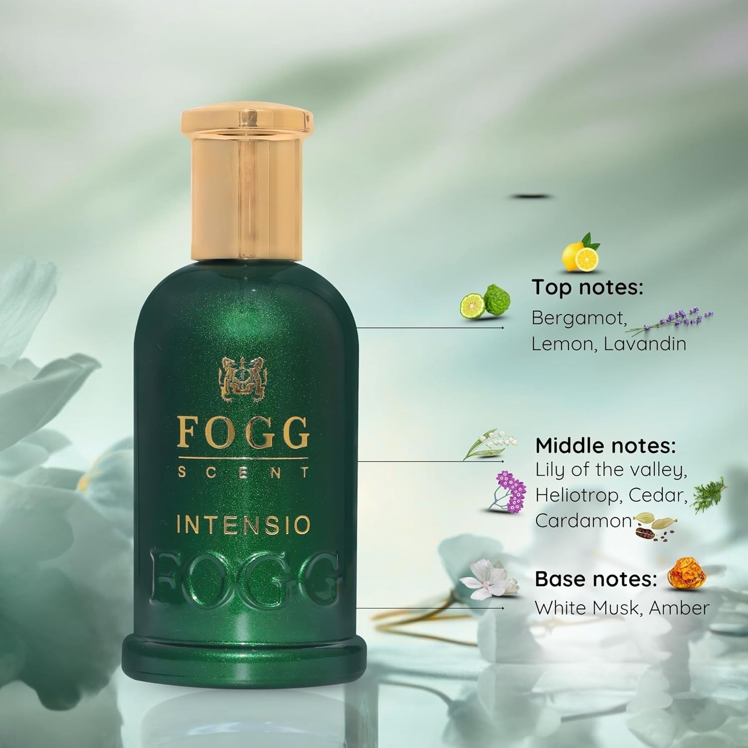 Picture of FOGG Intensio Perfume for Men – Long Lasting Scent /Bold & Sensual Fragrance - 100 ml