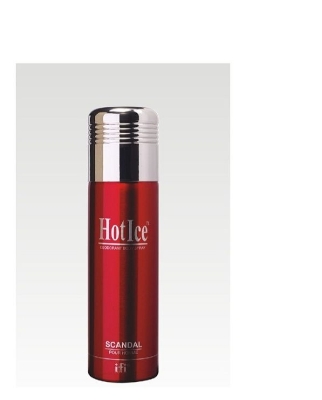 Picture of International UAE product Body spray Scandal Hot Ice used for male - 200 ml