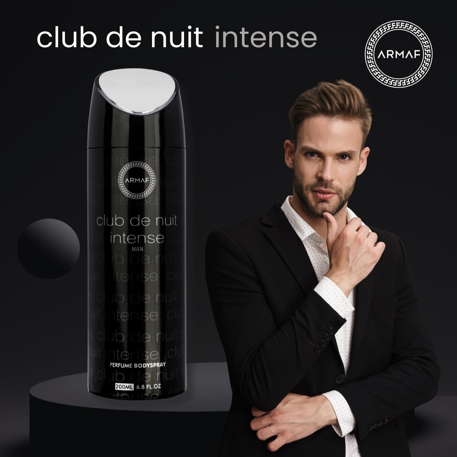Picture of International UAE product Body Spray Armaf Club De Nuit Intense used for male - 200 ml