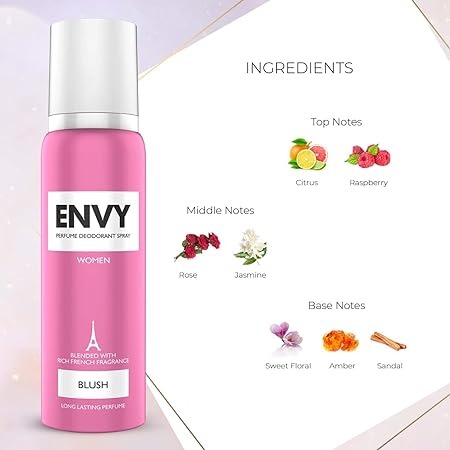 Picture of ENVY Women Blush Deodorant Body Spray 120ml