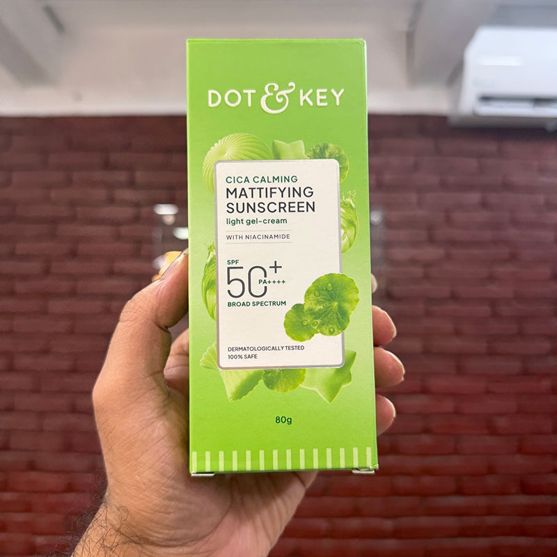 Picture of Dot & Key Cica Calming Mattifying Sunscreen SPF 50+ PA++++ 80 gm
