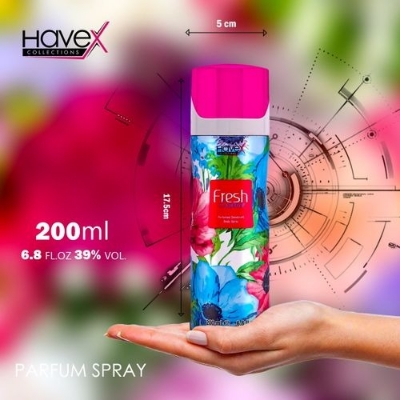 Picture of International UAE product Body spray party scent Havex Fresh used for female - 200 ml
