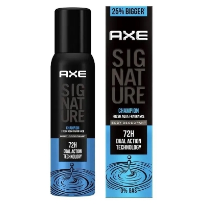 Picture of International product Body spray A X E Signature Champion perfume spray used for male/female - 122 ml