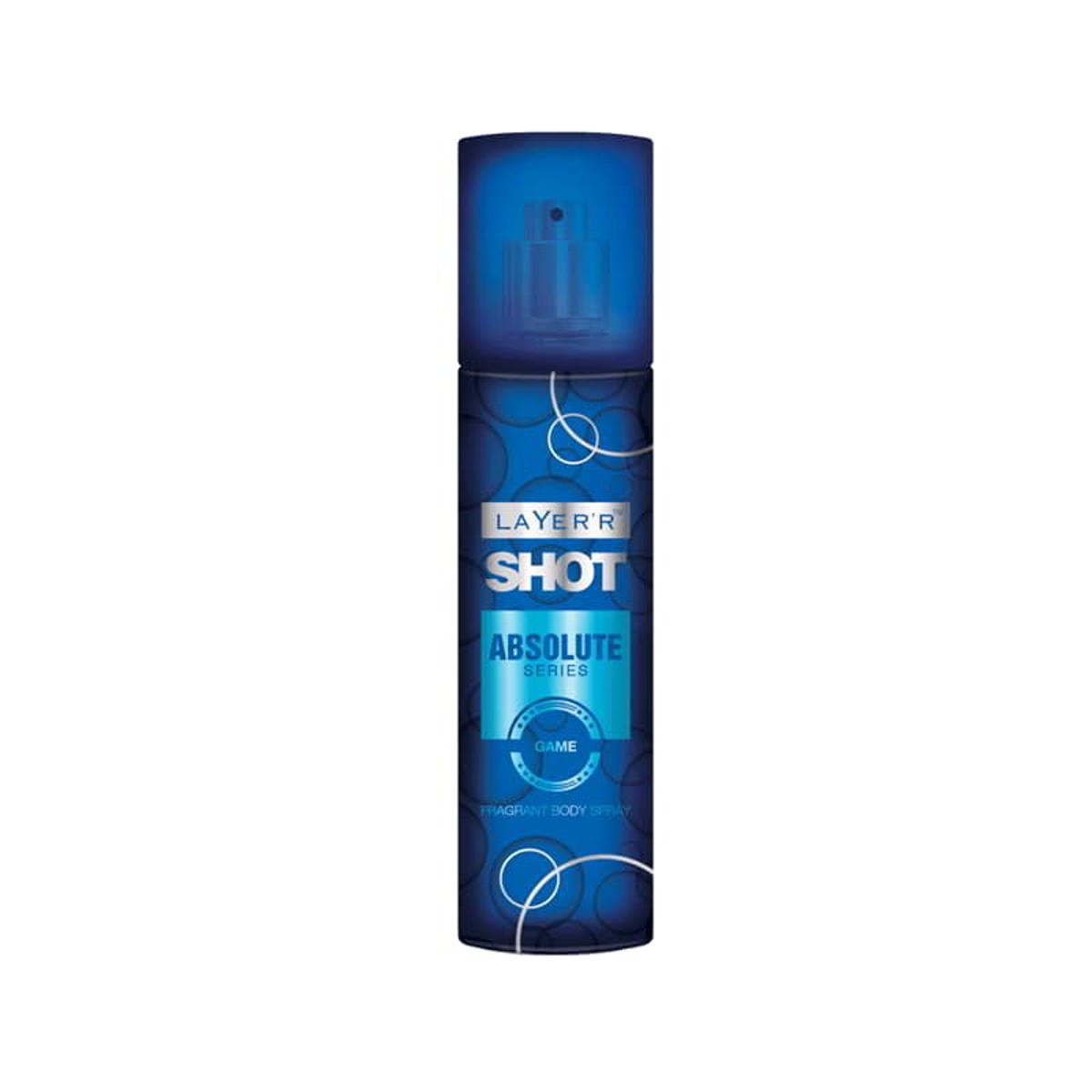 Picture of International  product Layer'r Shot Absolute Series Game Fragrant Body spray 135 Ml