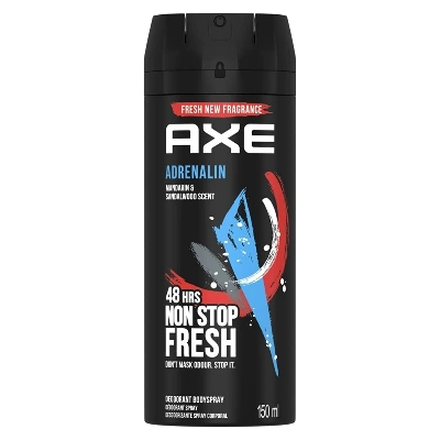 Picture of International  product Body spray A x e ADRENALIN used for male - 150 ml