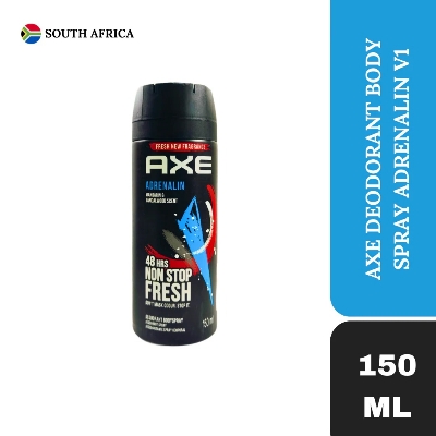 Picture of International  product Body spray A x e ADRENALIN used for male - 150 ml