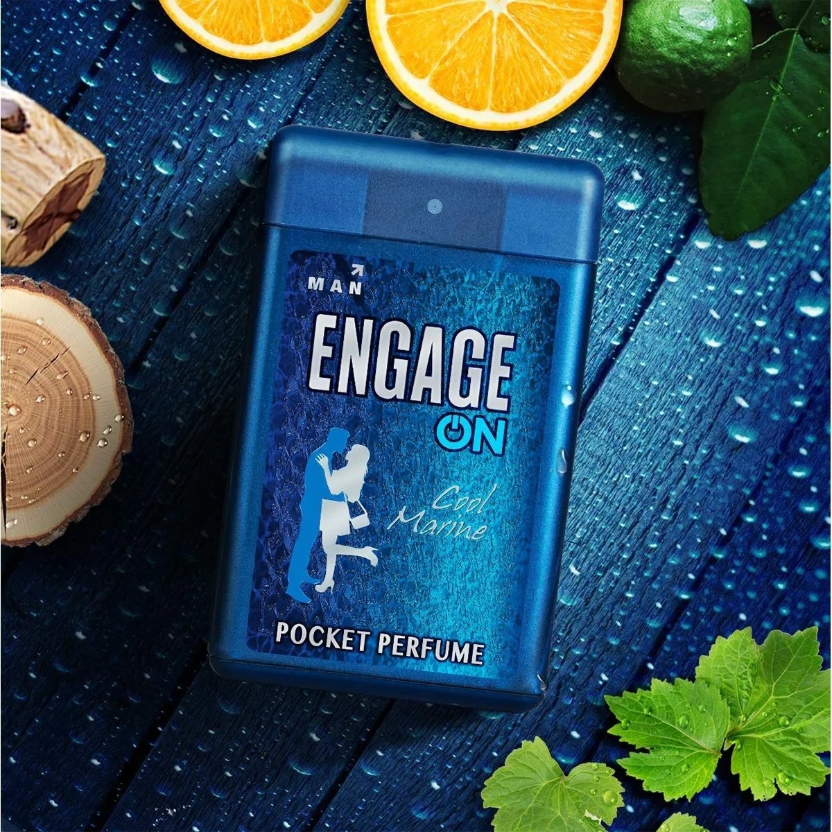 Picture of ENGAGE ON Cool marine Pocket Perfume For Men - 18ml