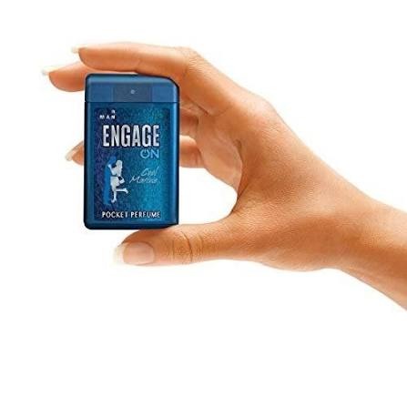 Picture of ENGAGE ON Cool marine Pocket Perfume For Men - 18ml