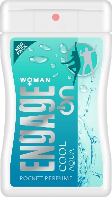 Picture of Engage ON Cool Aqua Pocket Perfume For Women - 18ml