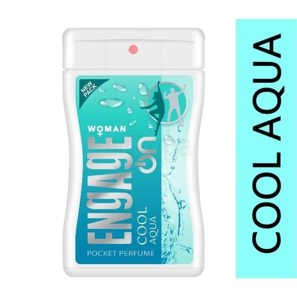 Picture of Engage ON Cool Aqua Pocket Perfume For Women - 18ml