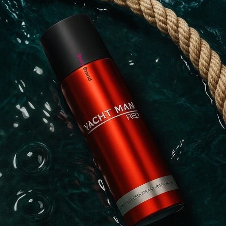 Picture of International UAE product Body Spray Yacht man RED used for male - 200 ml