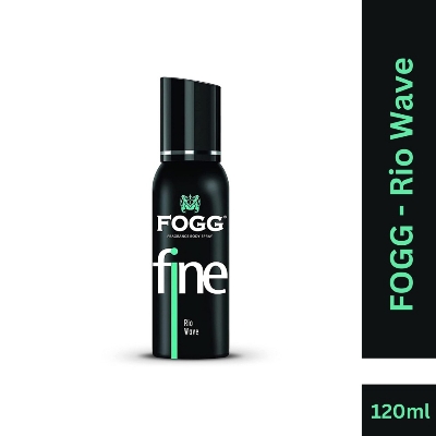 Picture of International product Body Spray FOGG fine Rio Wave used for male - 120 ml