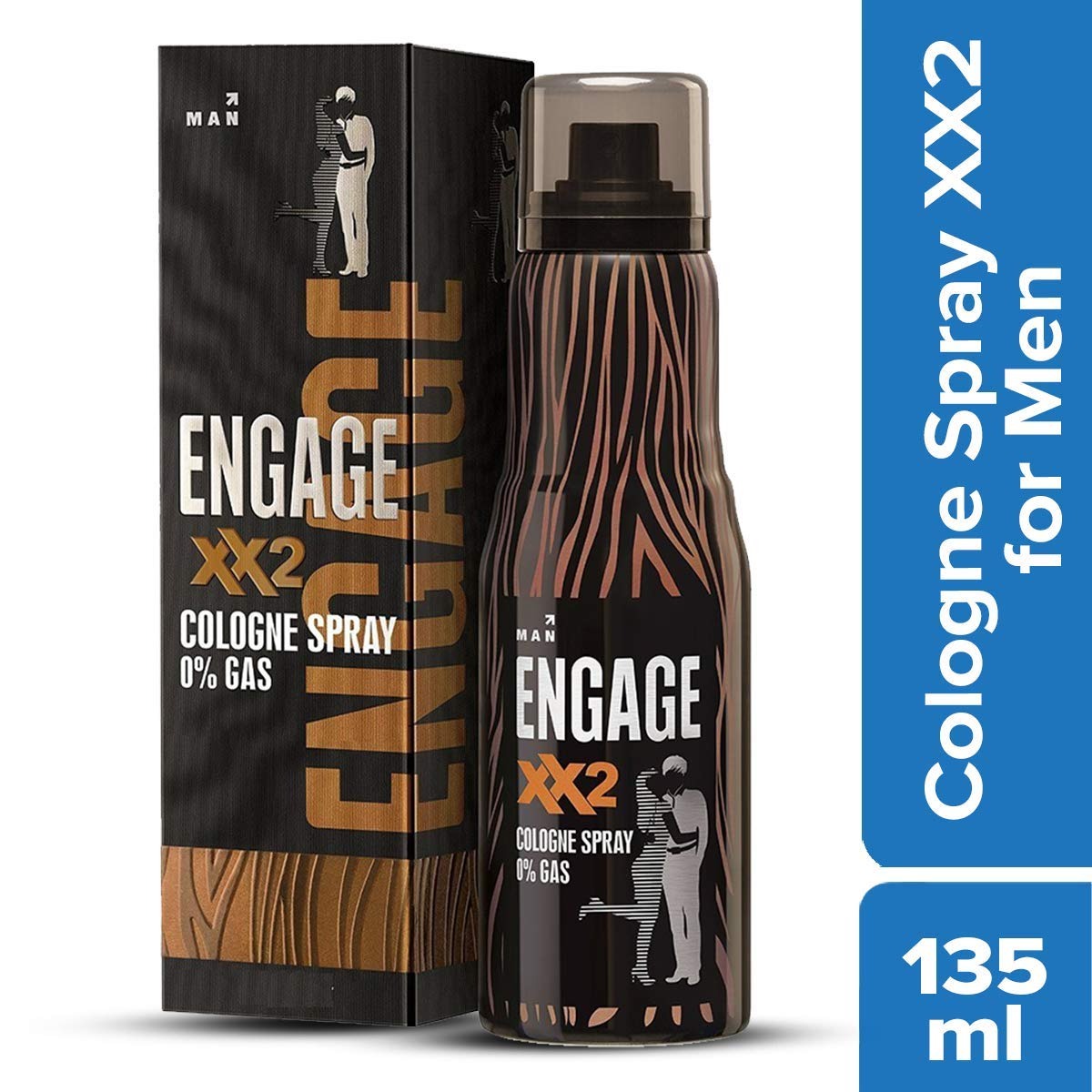 Picture of Engage XX2 Cologne Spray for Men, Citrus and Spicy, Skin Friendly 135ml
