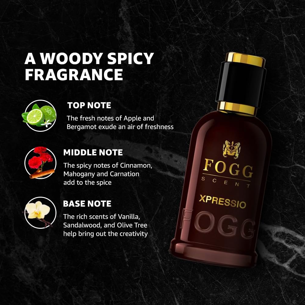 Picture of Fogg Scent Xpressio Eau De Parfum For Men 100ml