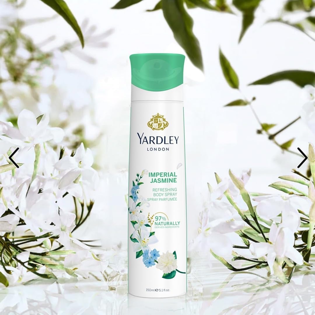 Picture of International Product Yeardley London Imperial Jasmine Refreshing body spray For women 150 Ml