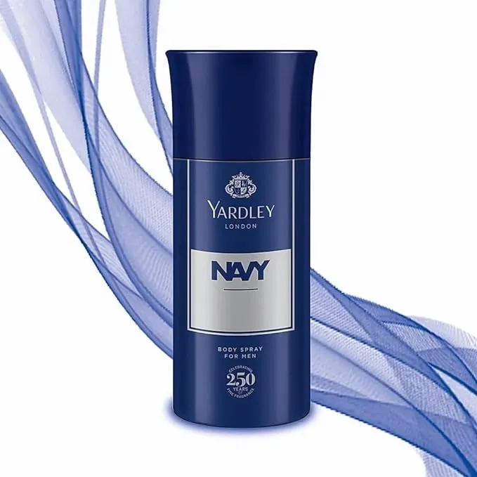 Picture of Yardley London Navy Body Spray For Men -150ml