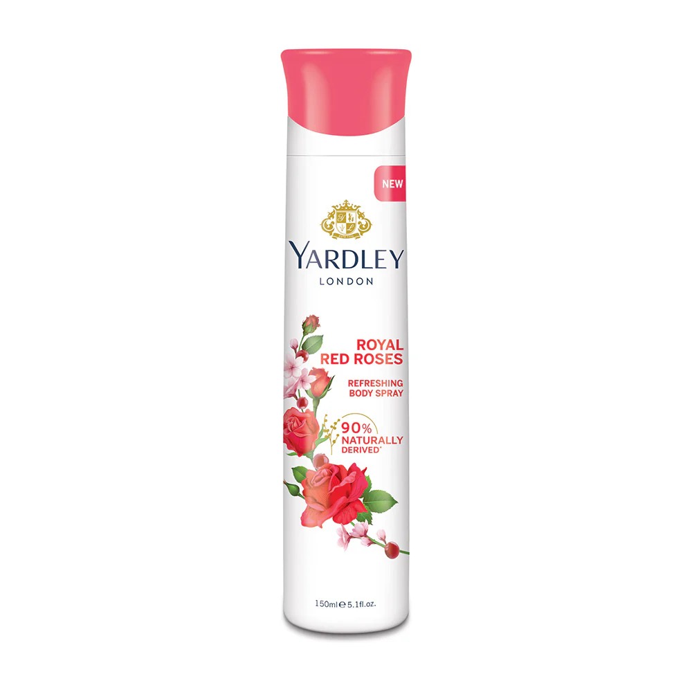 Picture of Yardley London Royal Red Roses Refreshing Deo For Women, 150ml