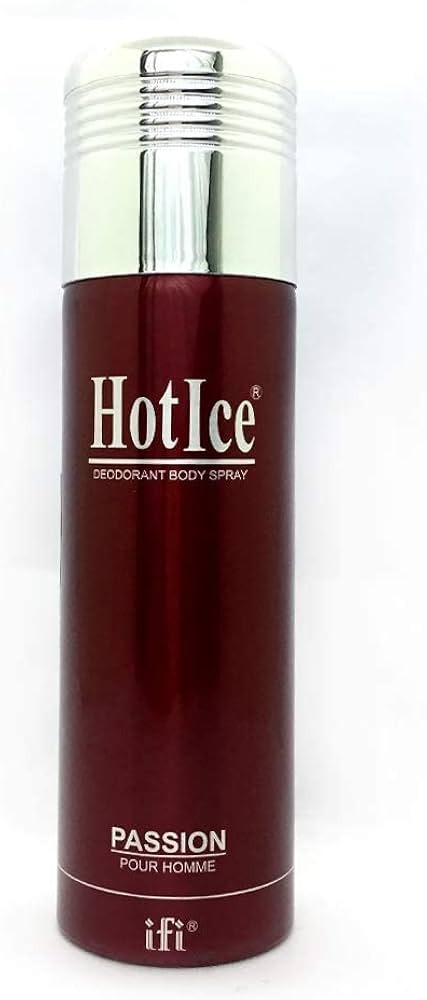 Picture of International UAE product Body spray Hot Ice passion used for male - 200 ml