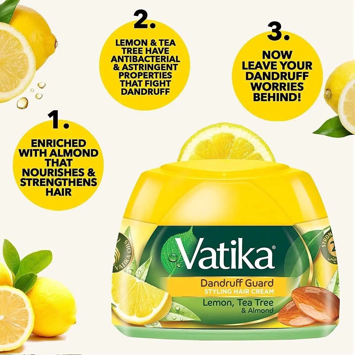 Picture of Vatika Dandruff Guard Styling Hair Cream 140 ml