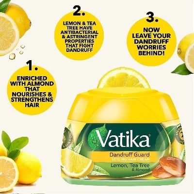 Picture of Vatika Dandruff Guard Styling Hair Cream 140 ml