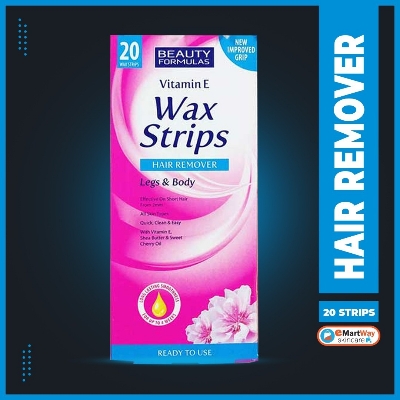 Picture of Skin care Vitamin E Wax Strips Hair Remover Legs & Body used for male/ female - 20 pcs - Multicolor