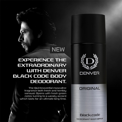 Picture of Denver Black Code Original Deodorant For Men- 165 ml