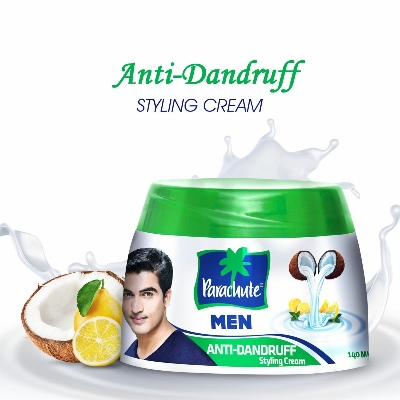 Picture of Parachute Men Anti Dandruff Styling Hair Cream - 140ml