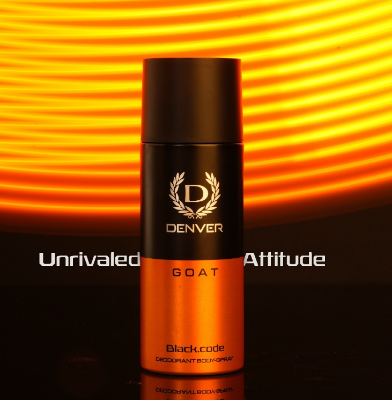 Picture of Denver Goat Black Code Deodorant Body Spray For Men 150ml