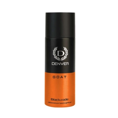 Picture of Denver Goat Black Code Deodorant Body Spray For Men 150ml
