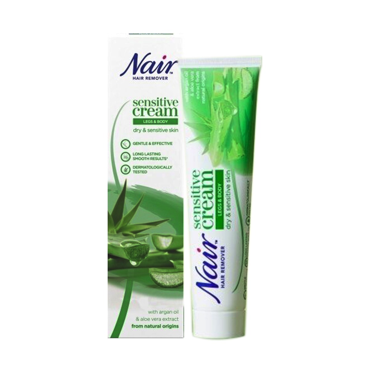 Picture of Nair Hair Remover Sensitive Cream With Aloe Vera - Multicolor