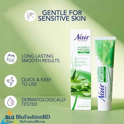 Picture of Nair Hair Remover Sensitive Cream With Aloe Vera - Multicolor