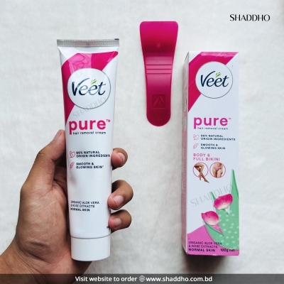 Picture of Veet Pure Hair Removal Cream Normal Skin 100g - Multicolor