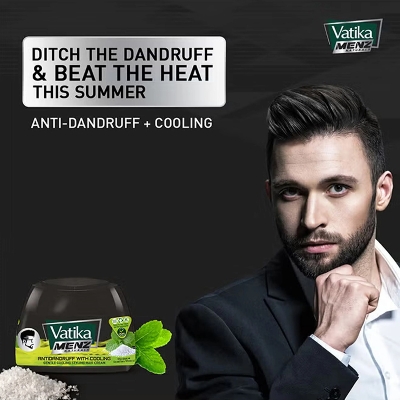Picture of Vatika Menz Anti-Dandruff with Cooling Styling Hair Cream  140 ml