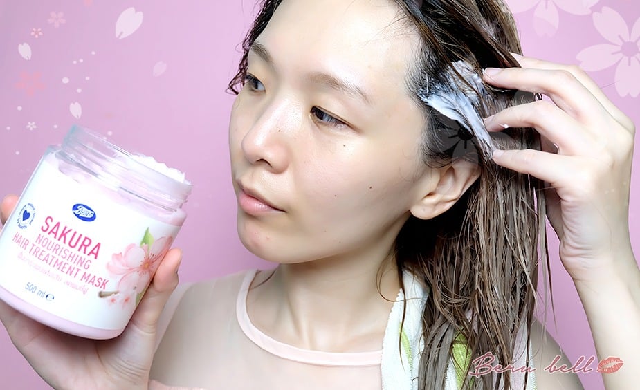 Picture of International Thailand product hair care Boots Sakura Nourishing hair treatment mask used for male female - 500 ml