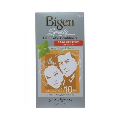 Picture of Bigen Speedy Hair Color Conditioner-885 Light Brown - 40g+40g - Brown