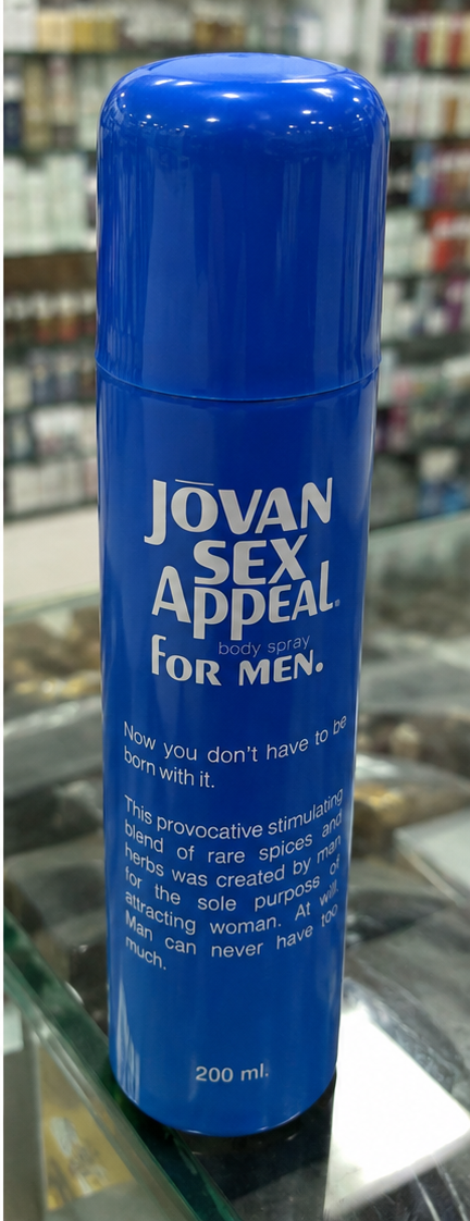 Picture of Jovan Musk Body Spray For Men -Sex Appeal - 200 ml
