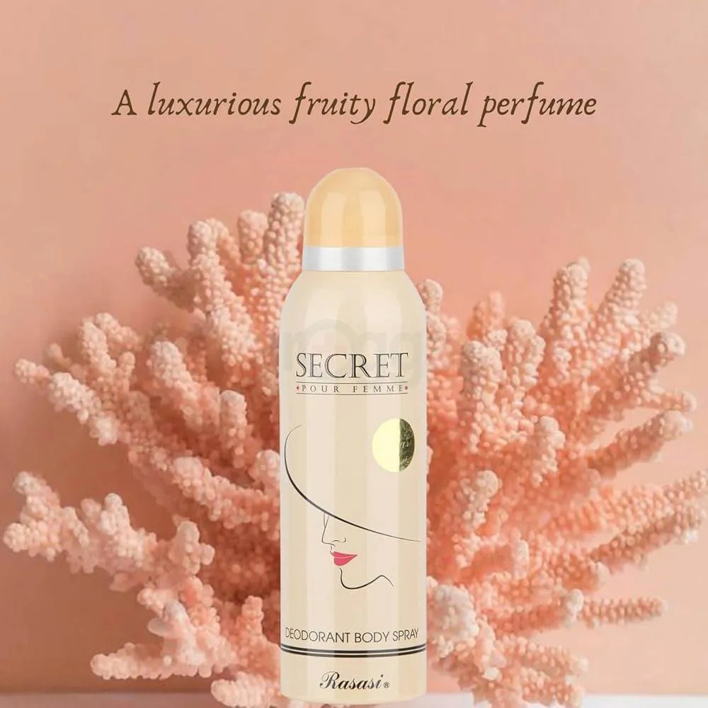 Picture of Rasasi Secret Deodorant Body Spray For Women 200ml