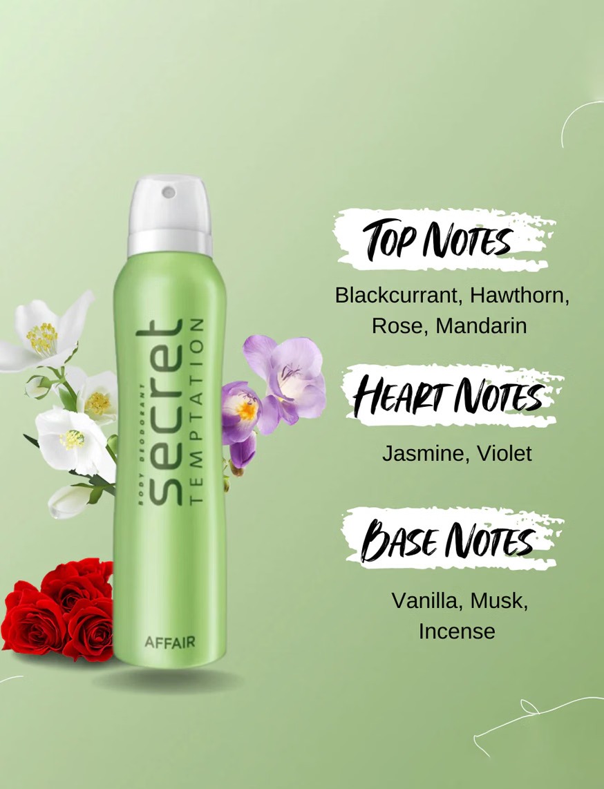 Picture of Secret Temptation Affair Deodorant Perfume, 200ml