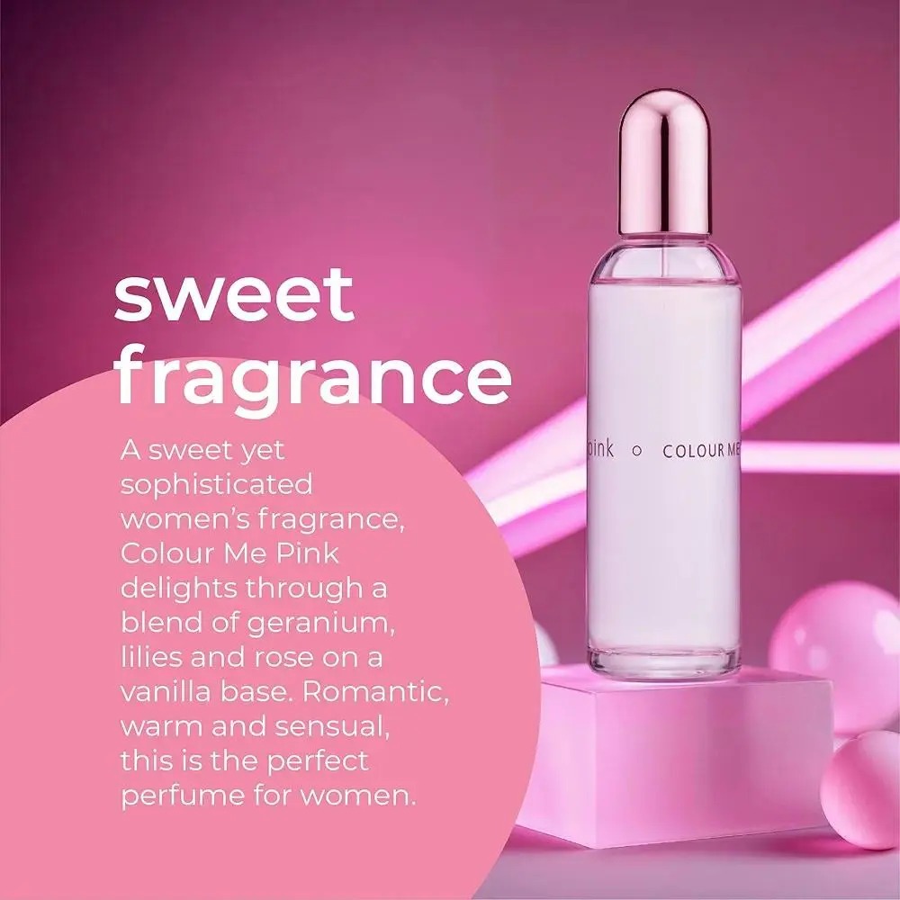 Picture of Body perfume party scent Colour Me Pink Used for female - 50 ml