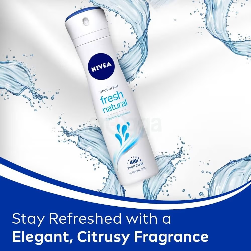 Picture of NIVEA Female Body Spray Fresh Natural 150ml