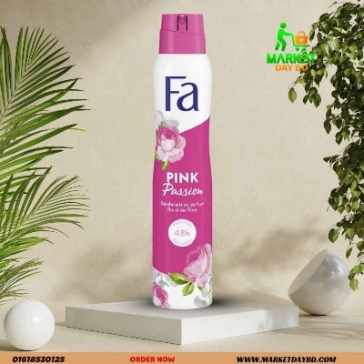 Picture of Fa Pink Passion Body Spra Long-Lasting Floral Freshness & Feminine Fragranc - 200 ml