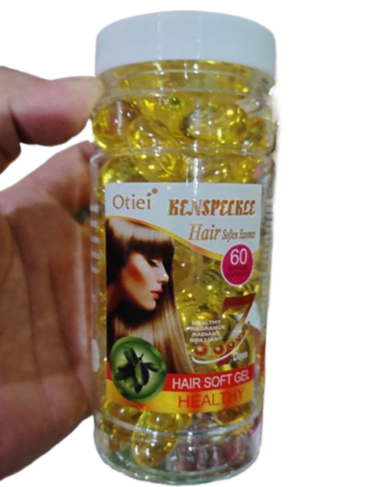 Picture of Otiei Kenspeckle Soft Gel Hair Capsules - 60 pcs