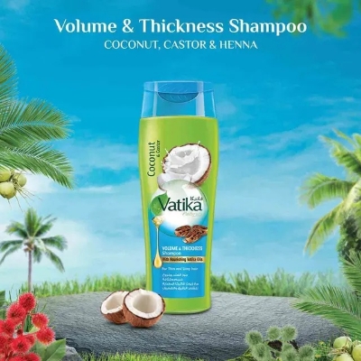 Picture of Vatika Naturals Coconut and Castor Volume & Thickness Shampoo - 400ml - Multicolor