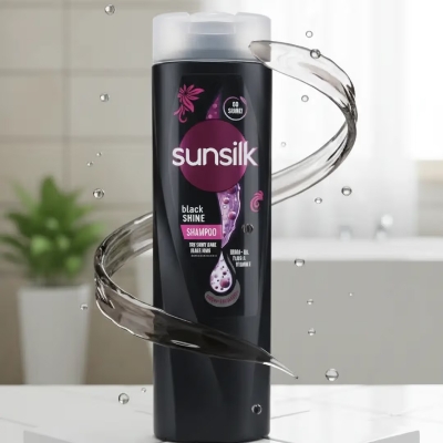 Picture of Sunsilk Black Shine Shampoo 300ml - Black